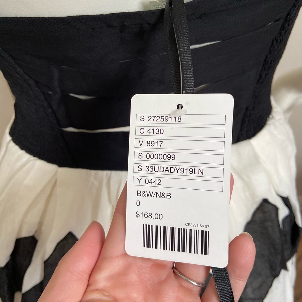 Anthropologie Leifnotes black and white dress XS - Picture 10 of 11
